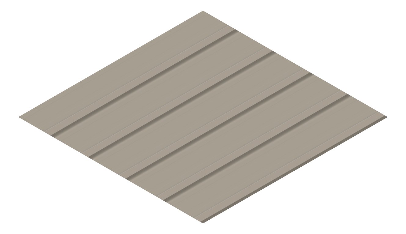 3D Presentation Image of Metal SheetCladding Lysaght KlipLok406 Gully