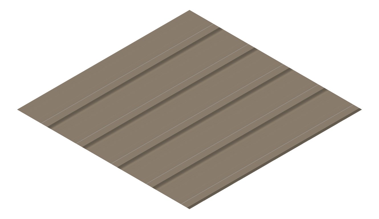 3D Presentation Image of Metal SheetCladding Lysaght KlipLok406 Jasper