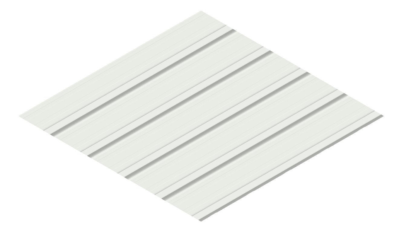 3D Presentation Image of Metal SheetCladding Lysaght KlipLok406 ShaleGreyMatt