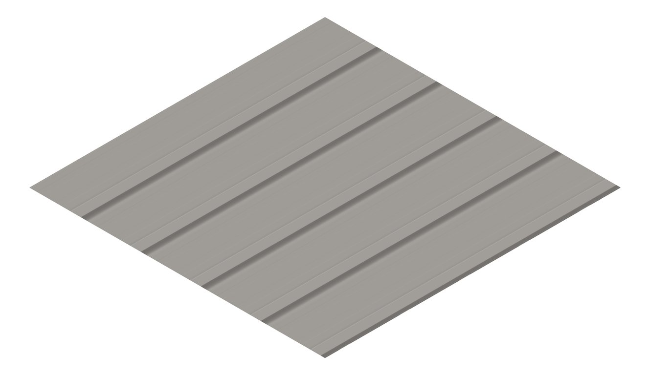 3D Presentation Image of Metal SheetCladding Lysaght KlipLok406 Wallaby