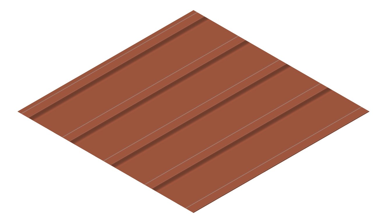 3D Presentation Image of Metal SheetCladding Lysaght KlipLok700Classic Aries