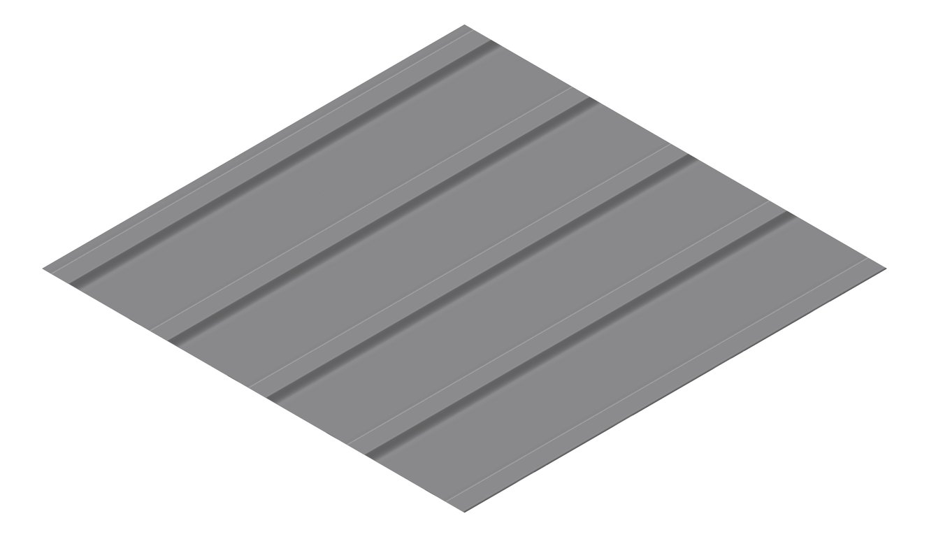 3D Presentation Image of Metal SheetCladding Lysaght KlipLok700Classic Basalt