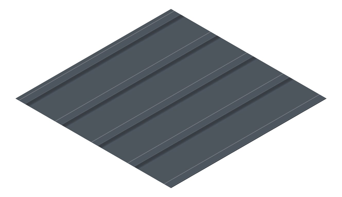 3D Presentation Image of Metal SheetCladding Lysaght KlipLok700Classic Celestian