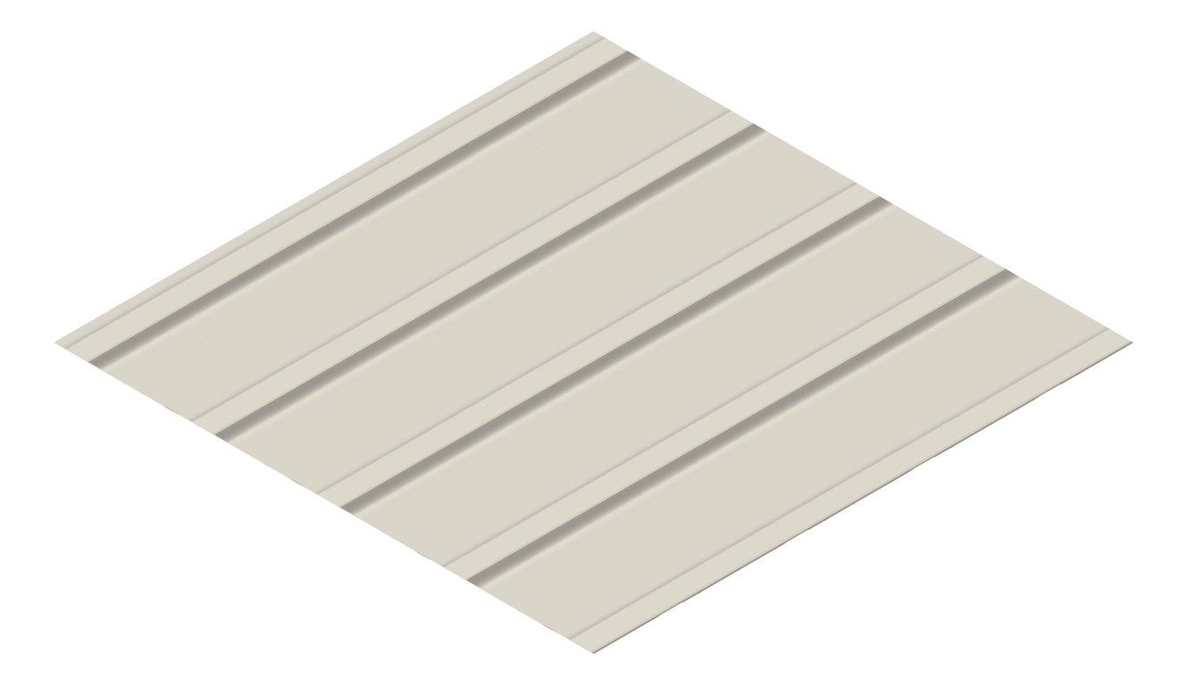 3D Presentation Image of Metal SheetCladding Lysaght KlipLok700Classic DuneMatt