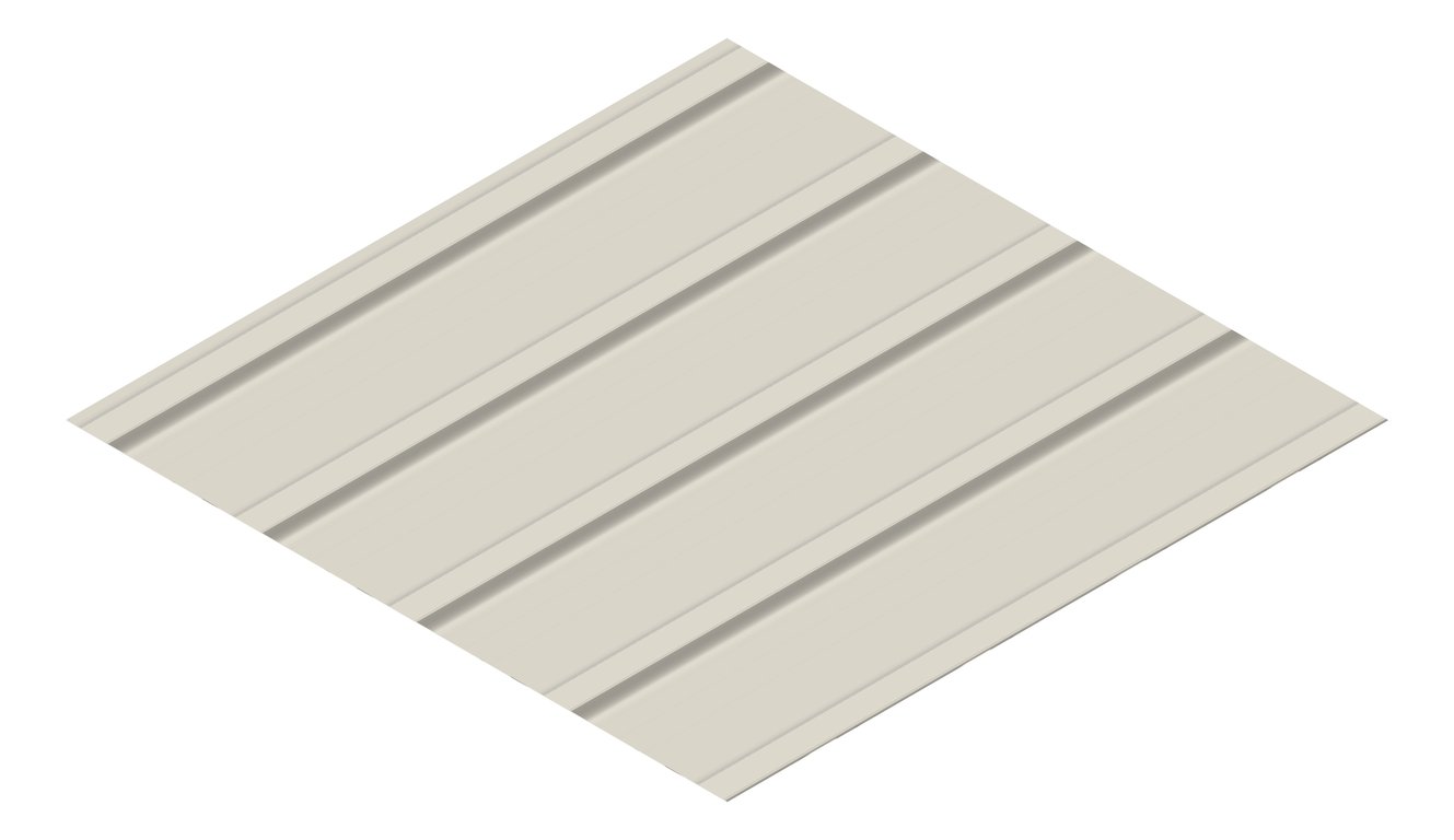 3D Presentation Image of Metal SheetCladding Lysaght KlipLok700Classic Dune