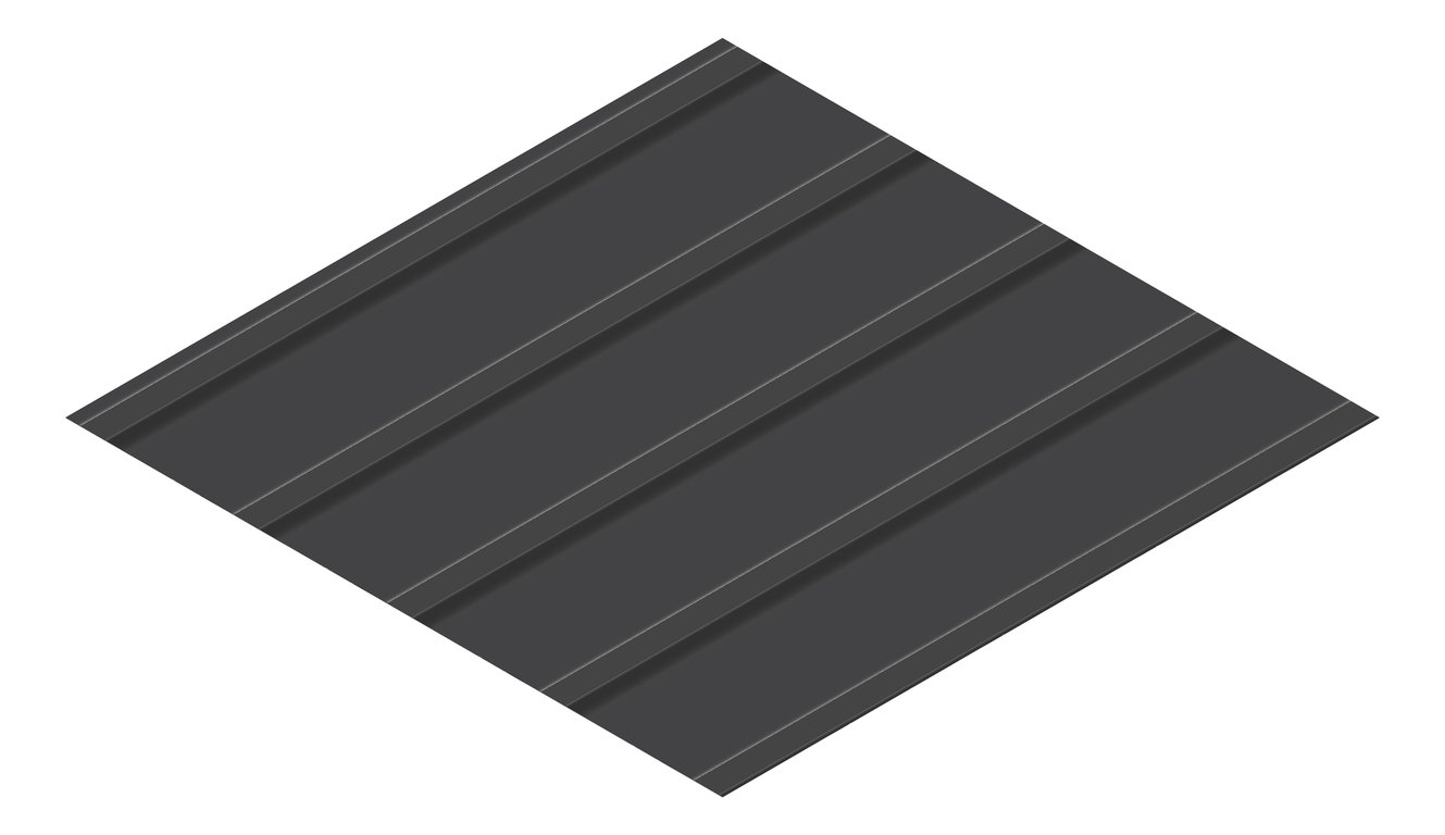 3D Presentation Image of Metal SheetCladding Lysaght KlipLok700Classic Monument