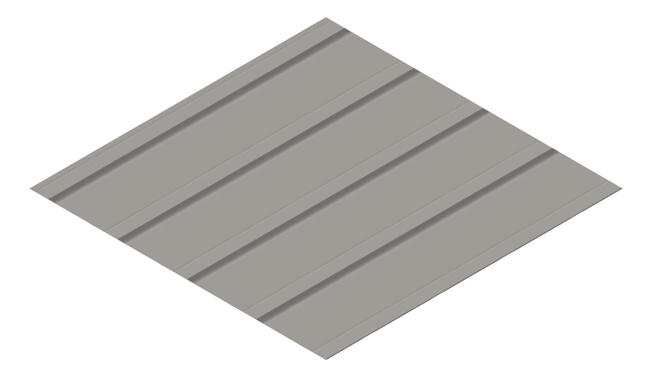 3D Presentation Image of Metal SheetCladding Lysaght KlipLok700Classic Wallaby