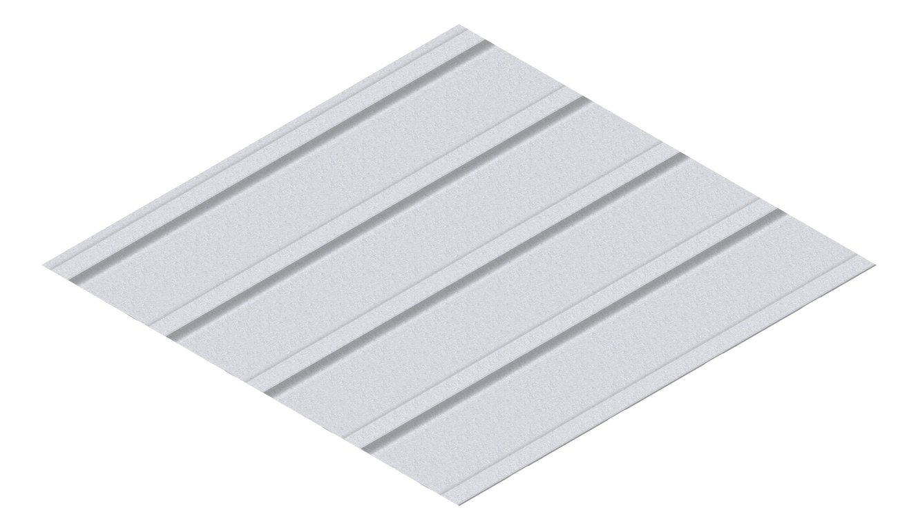 3D Presentation Image of Metal SheetCladding Lysaght KlipLok700Classic ZincalumeSteel