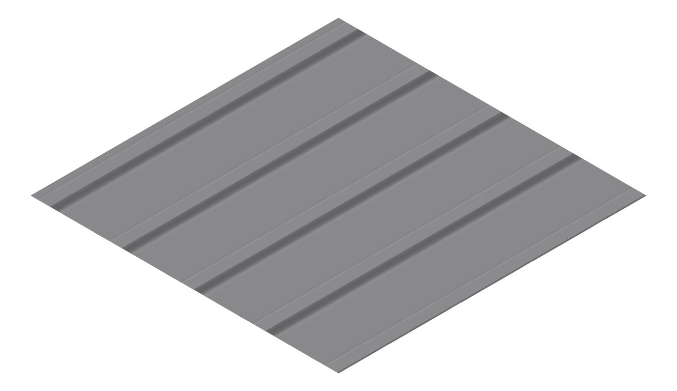 3D Presentation Image of Metal SheetCladding Lysaght KlipLok700HiStrength Basalt