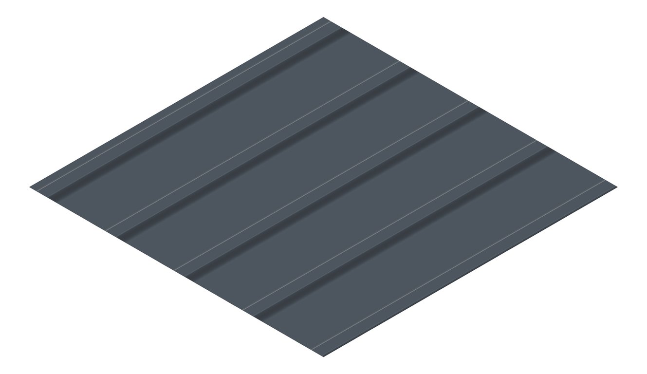 3D Presentation Image of Metal SheetCladding Lysaght KlipLok700HiStrength Celestian