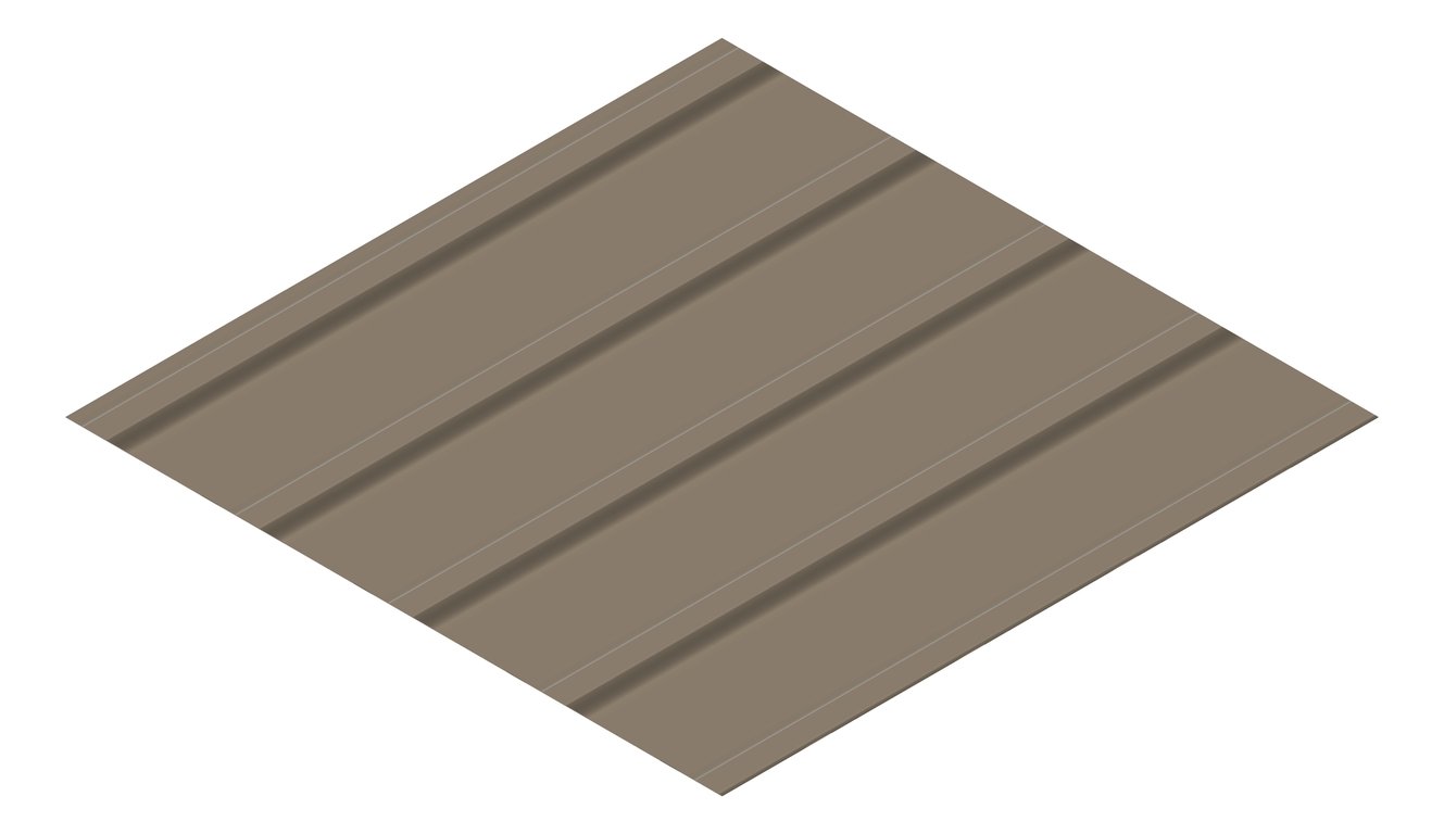 3D Presentation Image of Metal SheetCladding Lysaght KlipLok700HiStrength Jasper