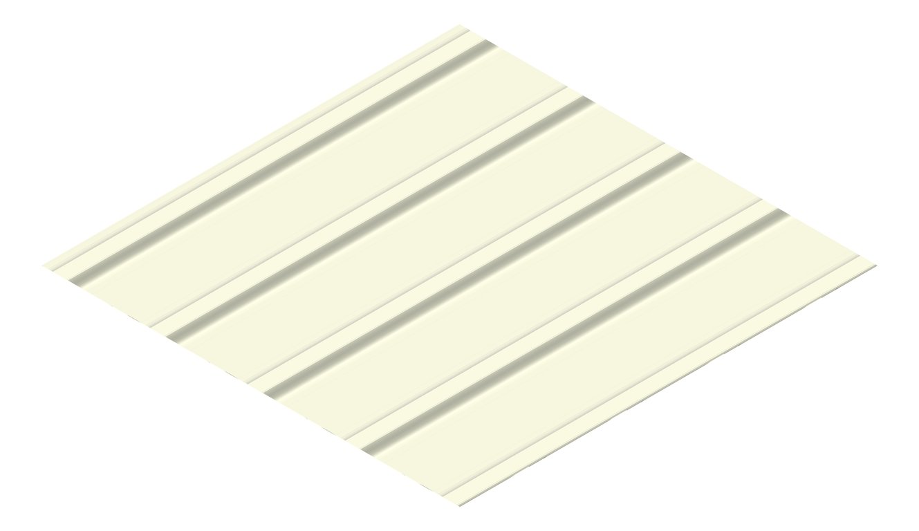 3D Presentation Image of Metal SheetCladding Lysaght KlipLok700HiStrength Rhea