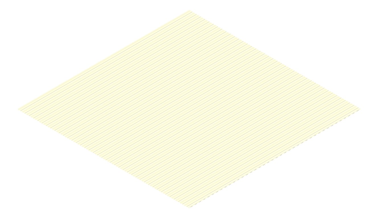3D Presentation Image of Metal SheetCladding Lysaght MiniOrb ClassicCream