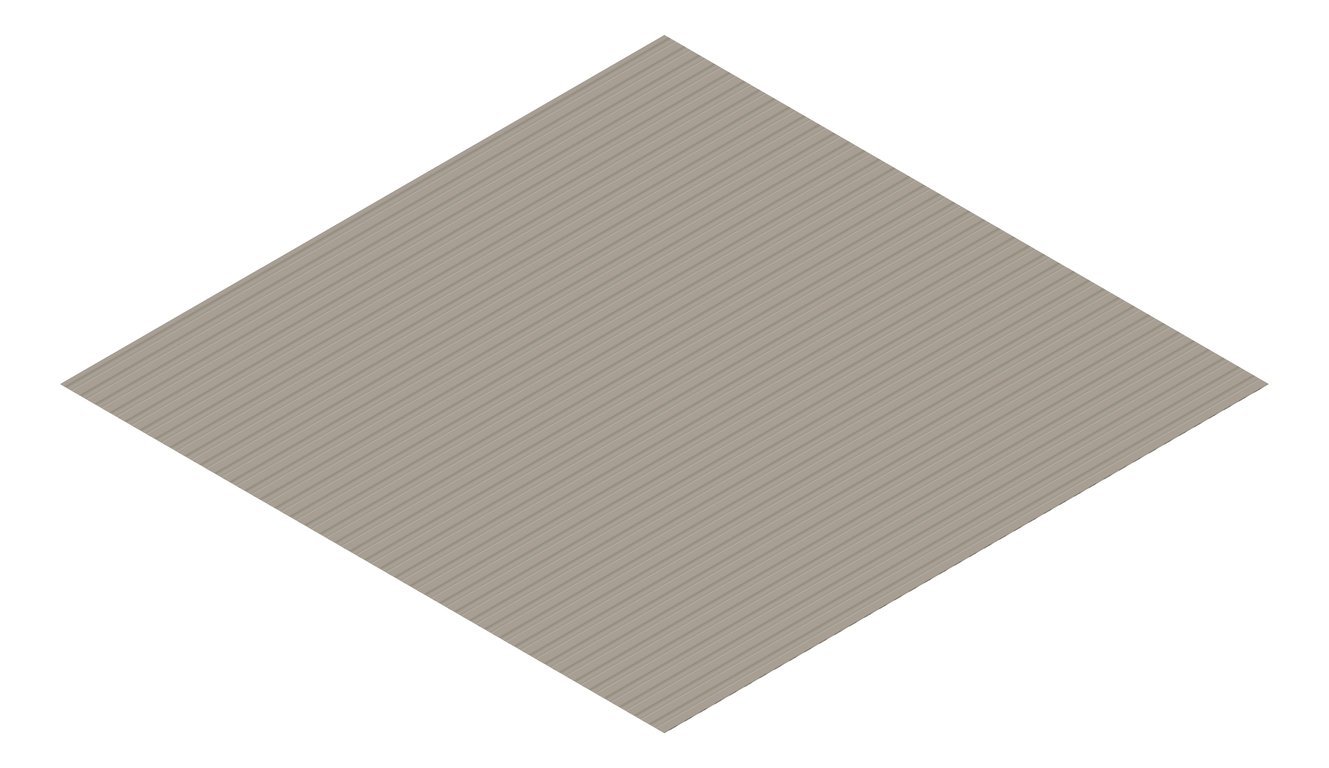 3D Presentation Image of Metal SheetCladding Lysaght MiniOrb Gully
