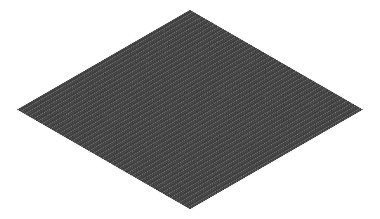 3D Presentation Image of Metal SheetCladding Lysaght MiniOrb Monument