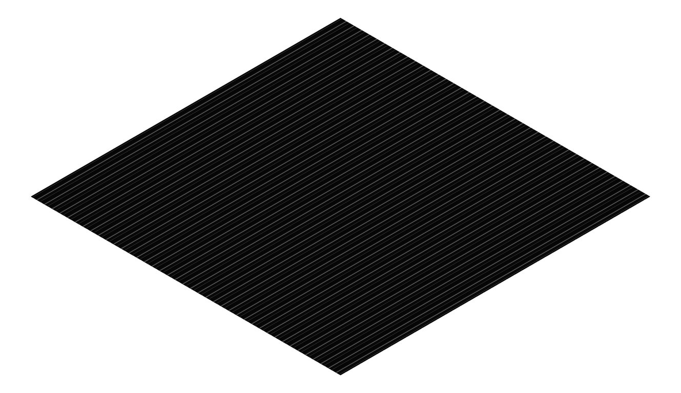 3D Presentation Image of Metal SheetCladding Lysaght MiniOrb NightSky