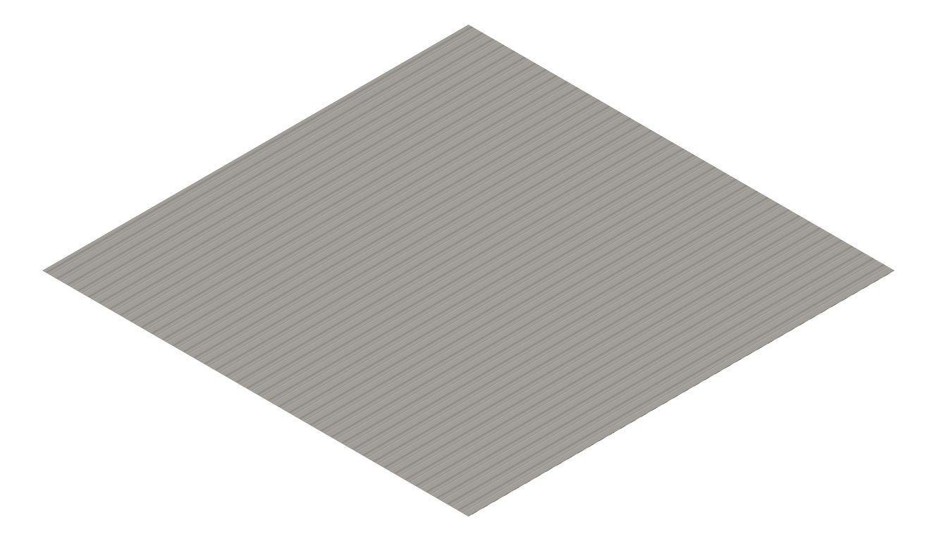 3D Presentation Image of Metal SheetCladding Lysaght MiniOrb Wallaby