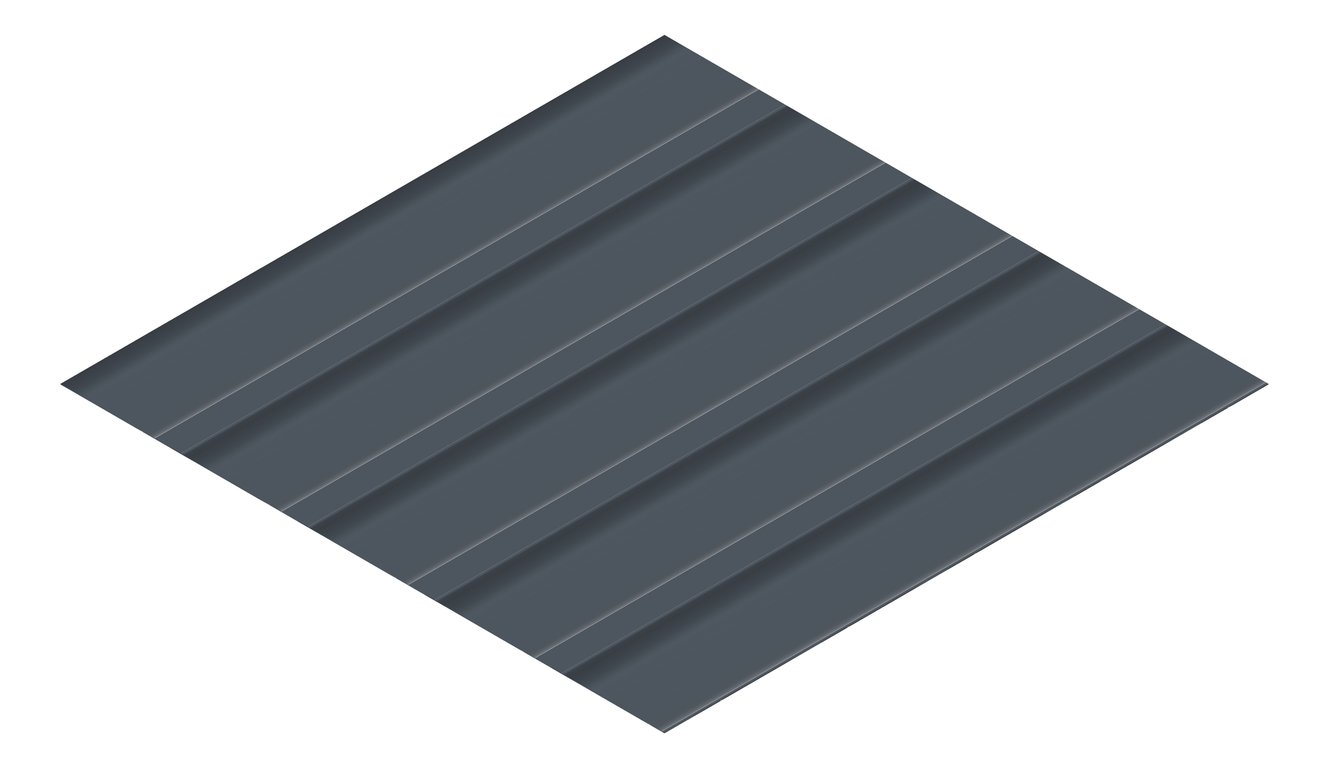 3D Presentation Image of Metal SheetCladding Lysaght MultiClad Celestian