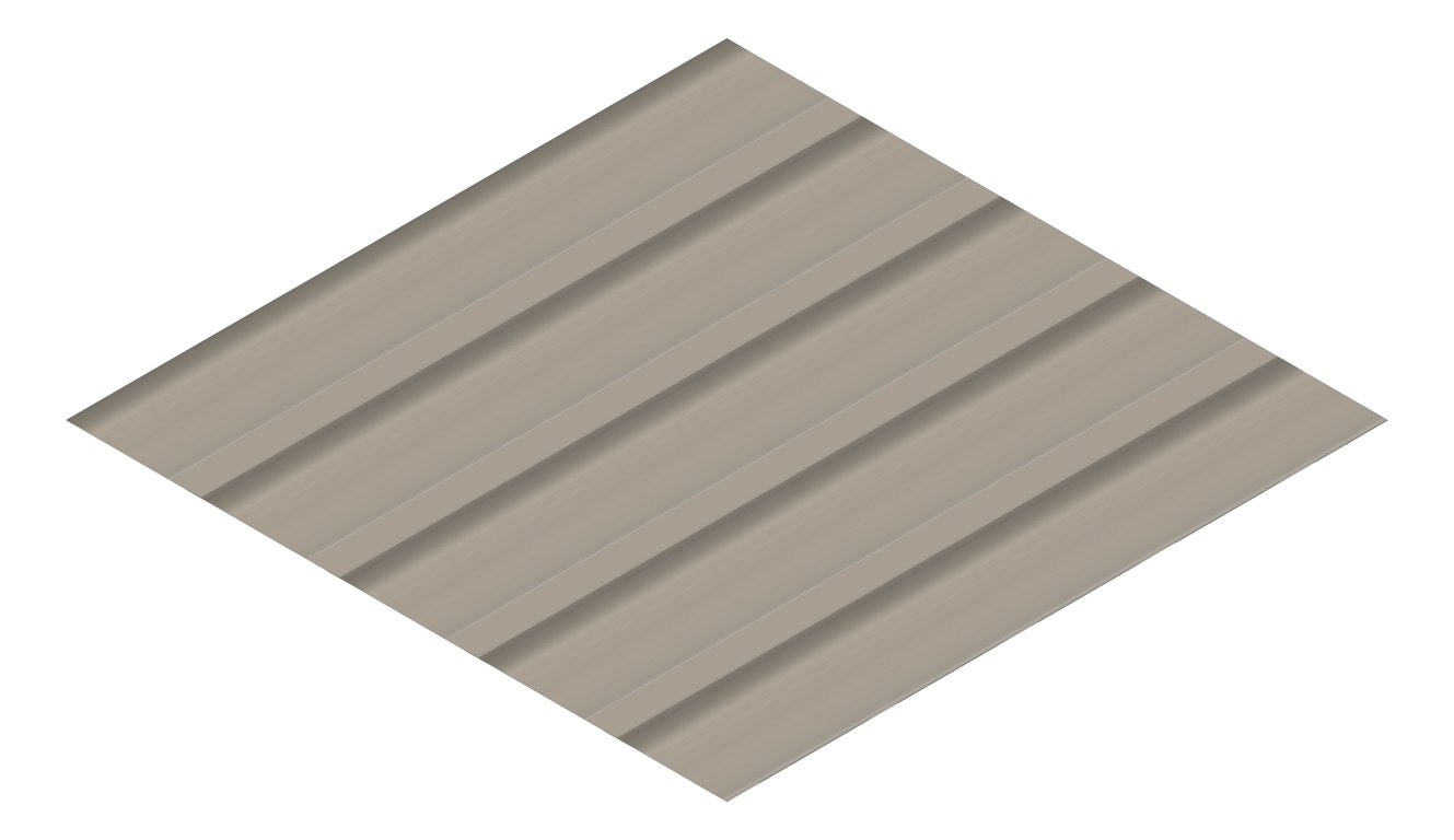 3D Presentation Image of Metal SheetCladding Lysaght MultiClad Gully