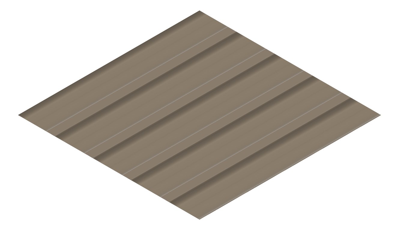 3D Presentation Image of Metal SheetCladding Lysaght MultiClad Jasper