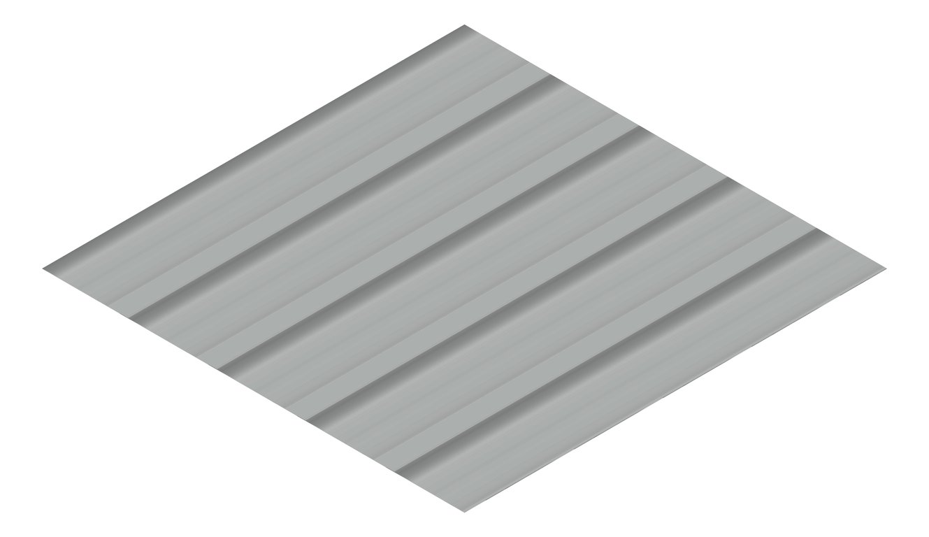 3D Presentation Image of Metal SheetCladding Lysaght MultiClad Windspray