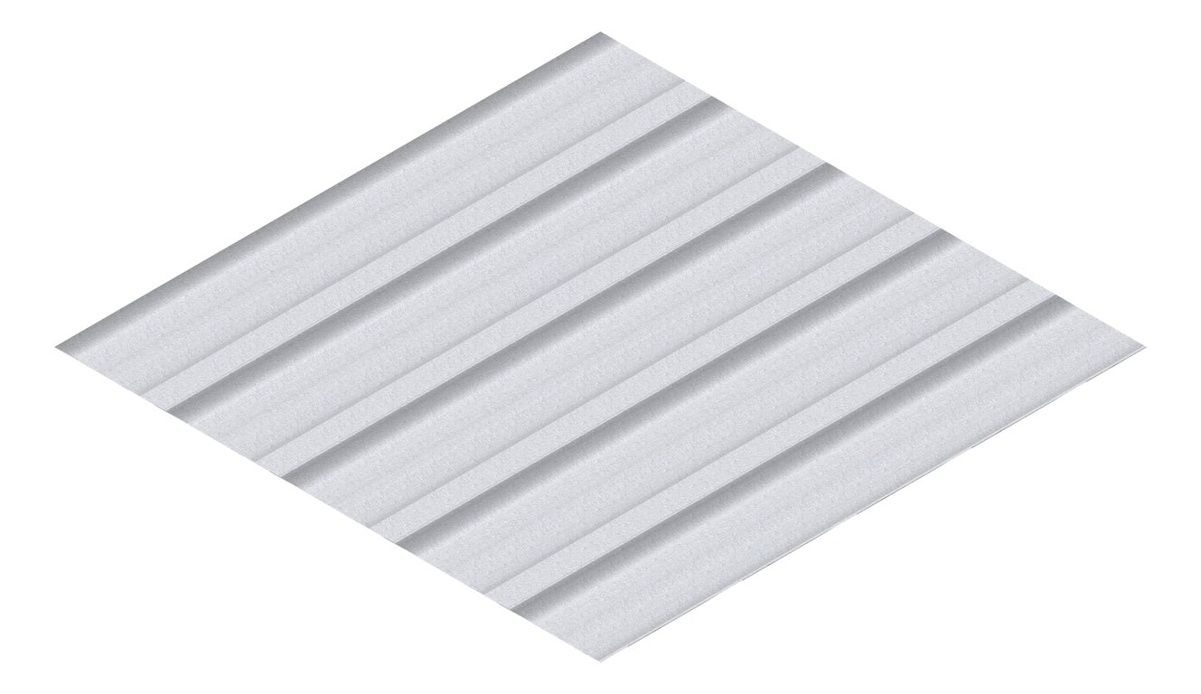 3D Presentation Image of Metal SheetCladding Lysaght MultiClad ZincalumeSteel