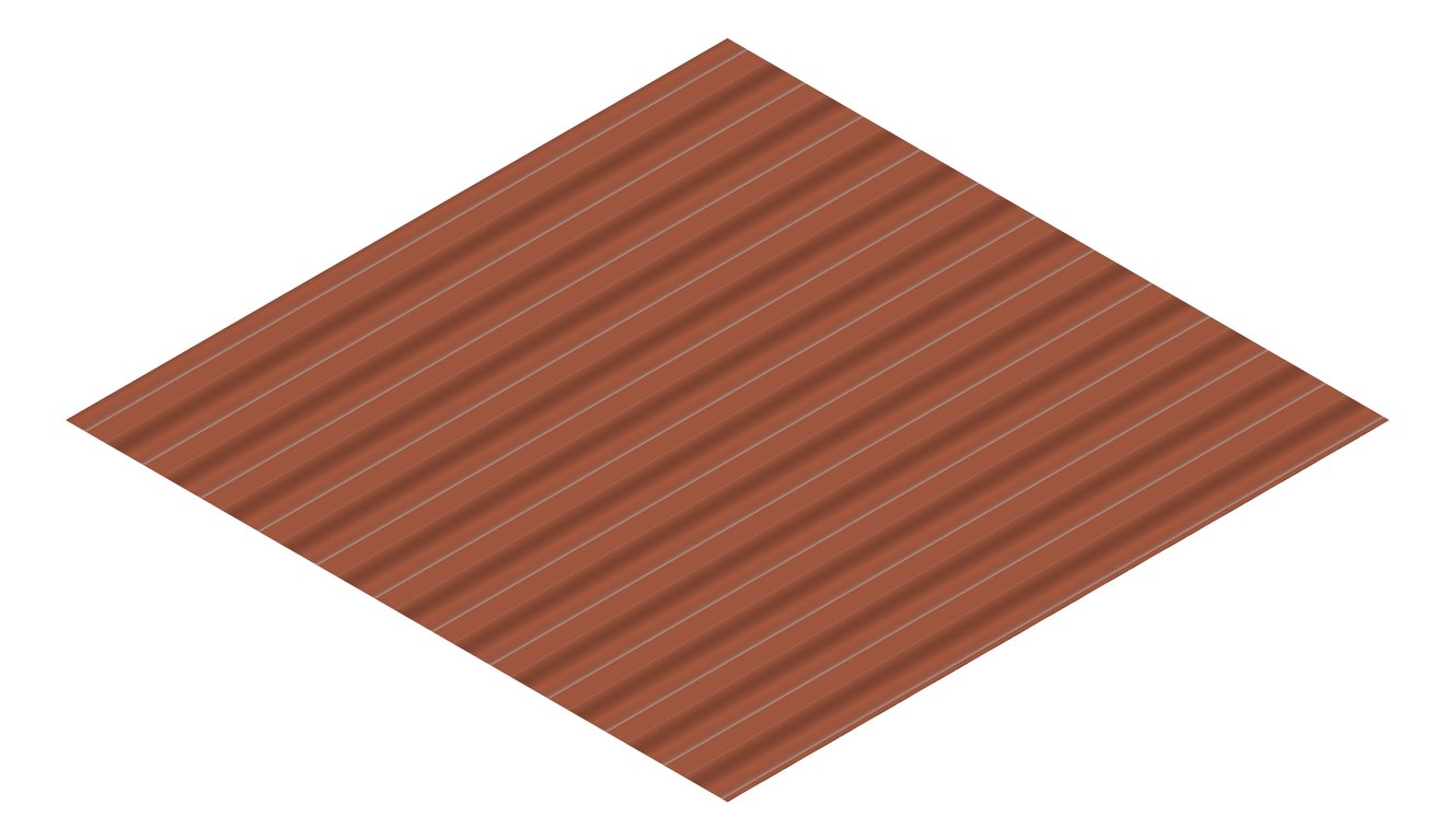 3D Presentation Image of Metal SheetCladding Lysaght SpanDek Aries