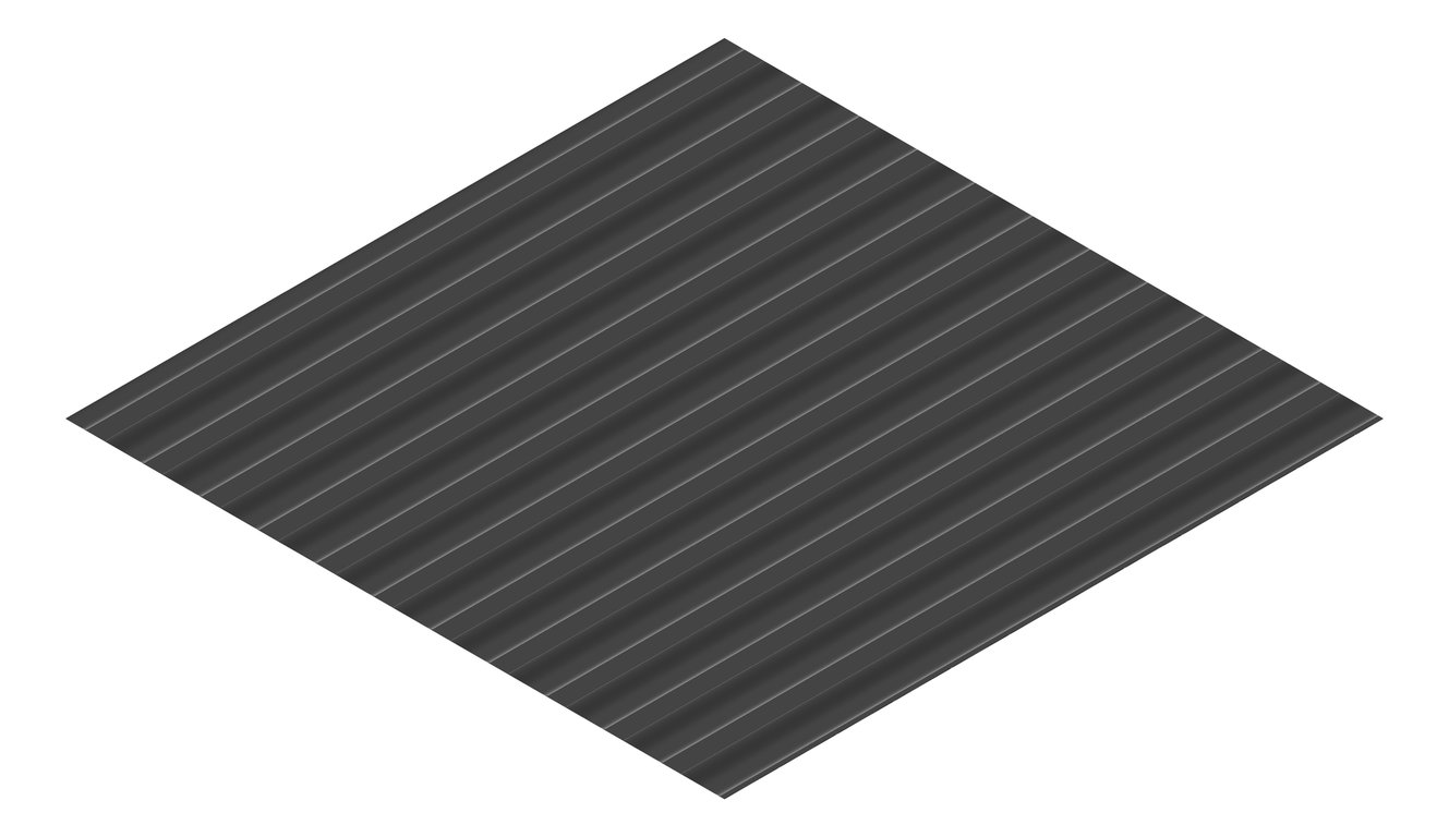 3D Presentation Image of Metal SheetCladding Lysaght SpanDek MonumentMatt