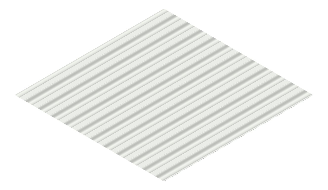 3D Presentation Image of Metal SheetCladding Lysaght SpanDek ShaleGreyMatt