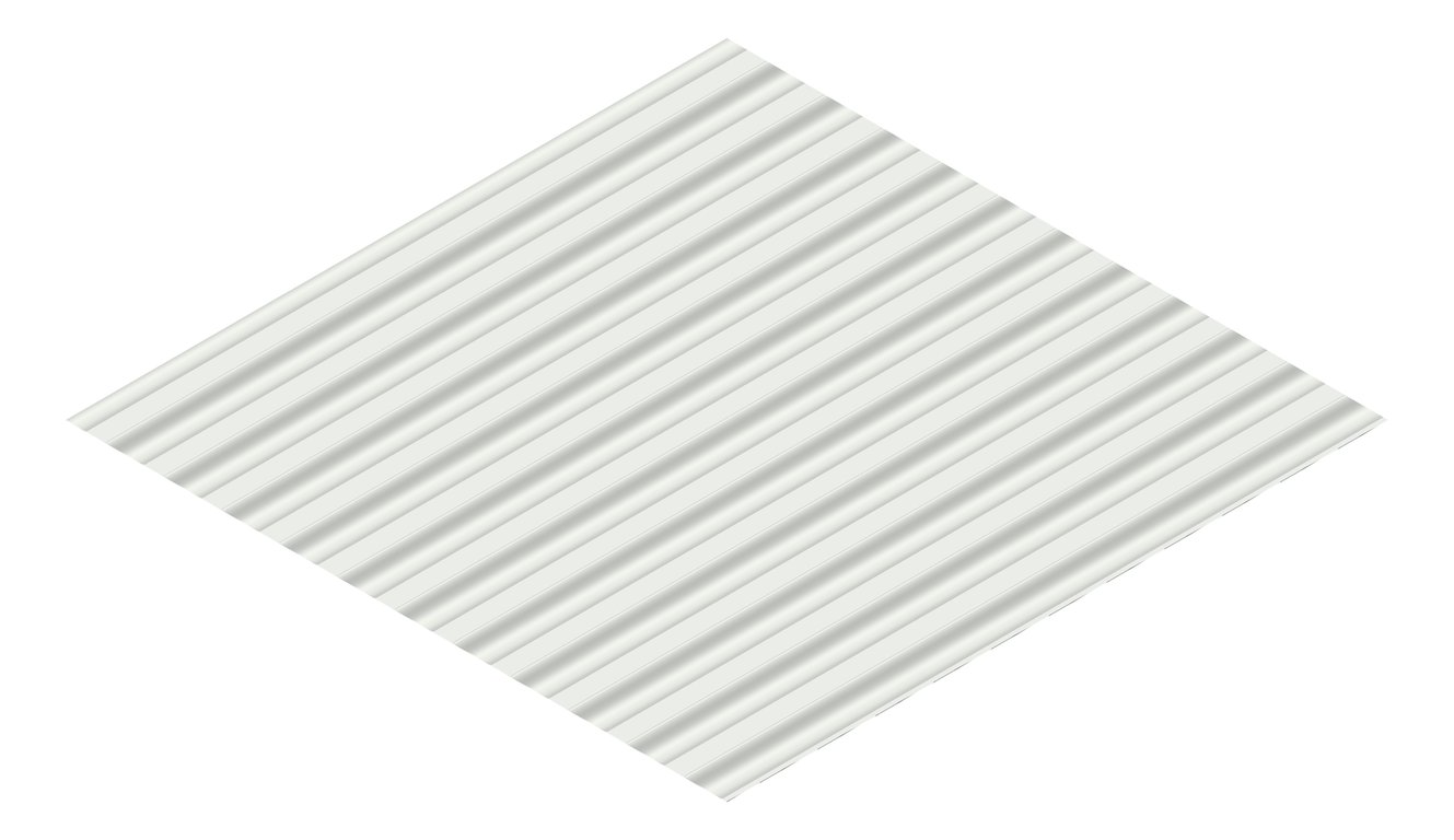 3D Presentation Image of Metal SheetCladding Lysaght SpanDek ShaleGrey