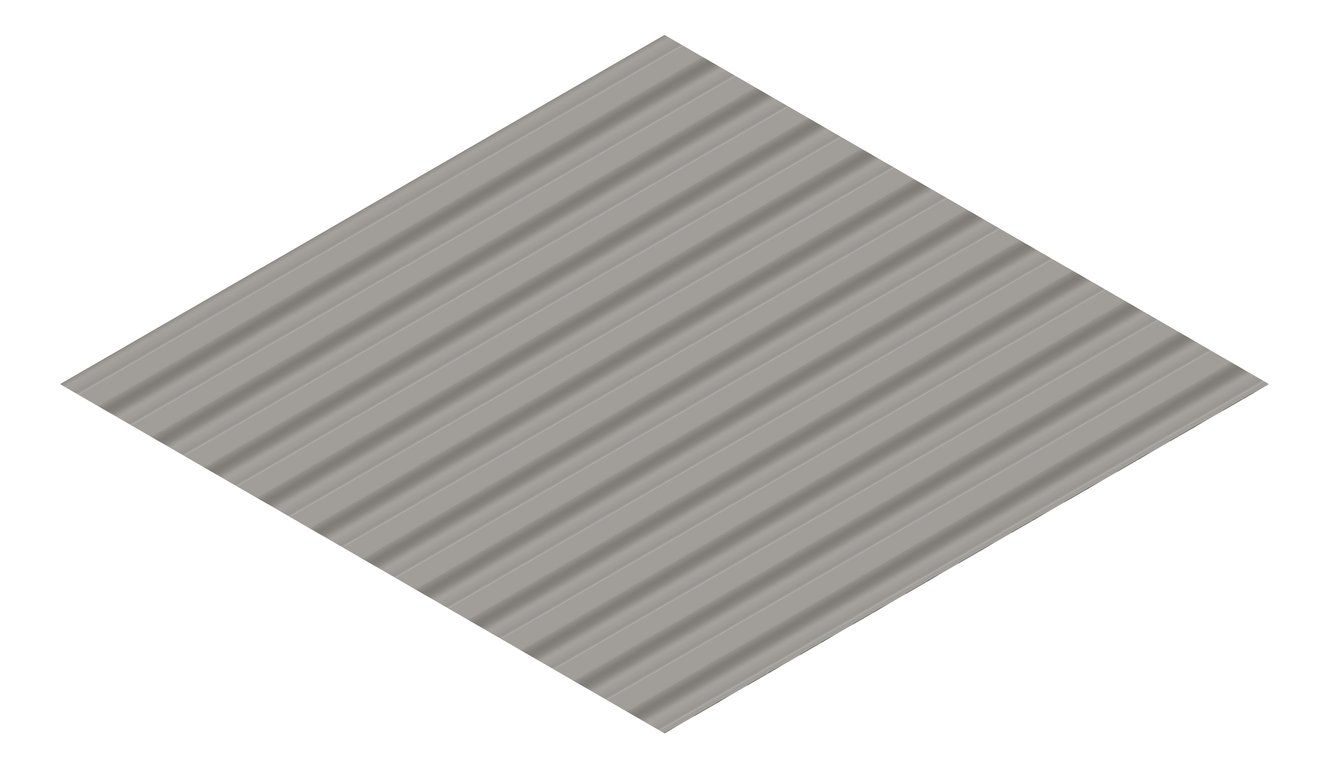 3D Presentation Image of Metal SheetCladding Lysaght SpanDek Wallaby