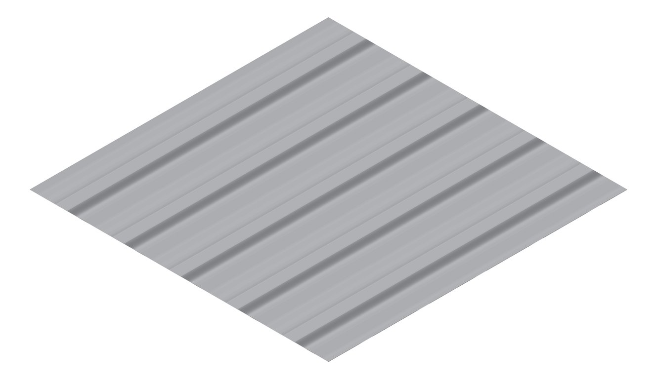 3D Presentation Image of Metal SheetCladding Lysaght TrimDek Astro
