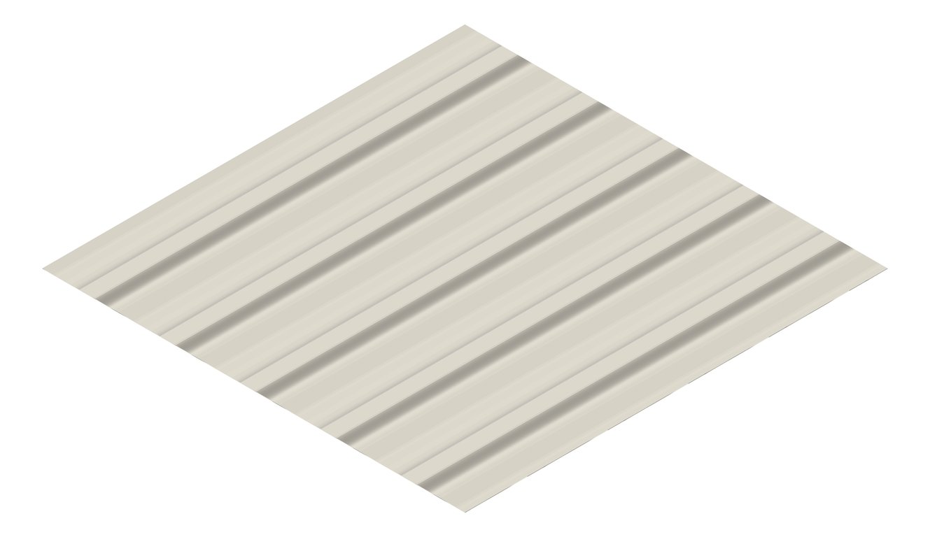 3D Presentation Image of Metal SheetCladding Lysaght TrimDek Dune