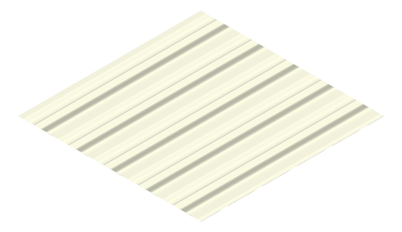 3D Presentation Image of Metal SheetCladding Lysaght TrimDek Rhea