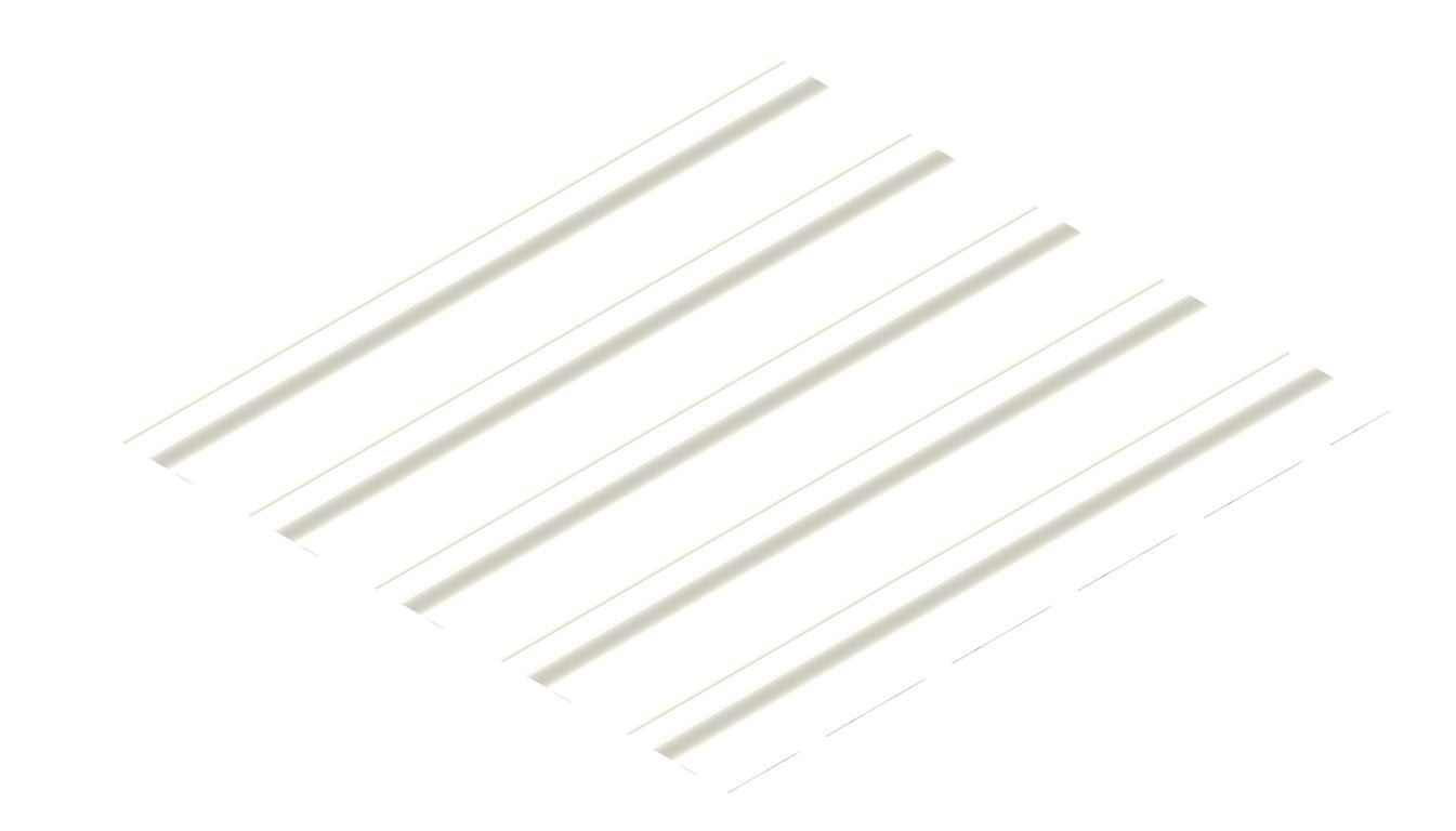 3D Presentation Image of Metal SheetCladding Lysaght TrimDek SurfmistMatt