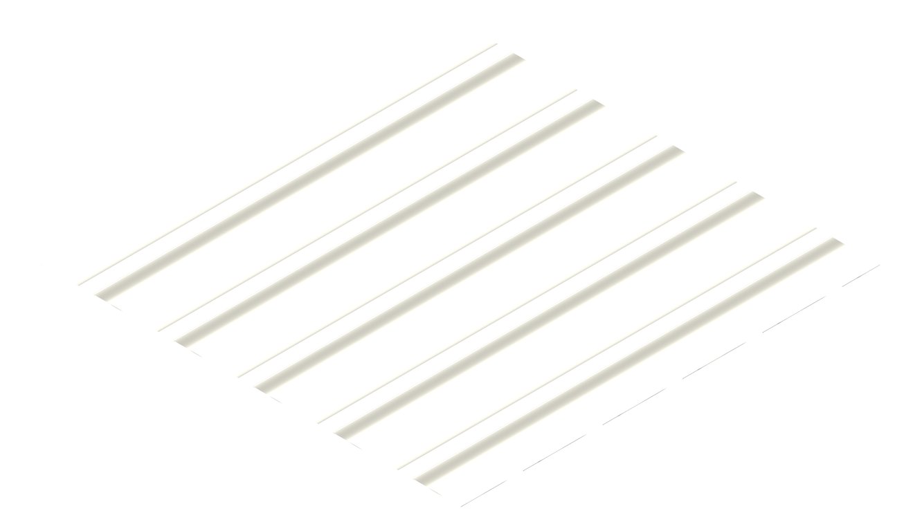 3D Presentation Image of Metal SheetCladding Lysaght TrimDek Surfmist