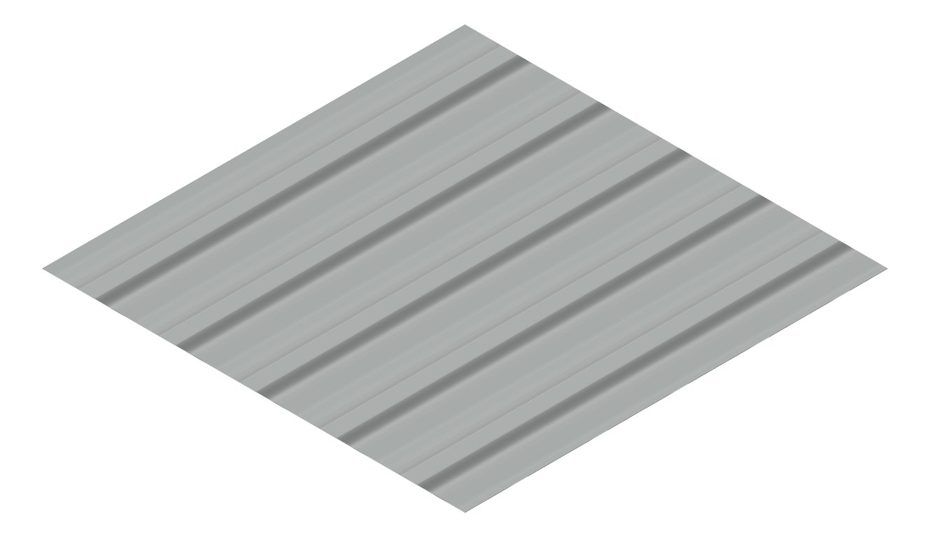 3D Presentation Image of Metal SheetCladding Lysaght TrimDek Windspray
