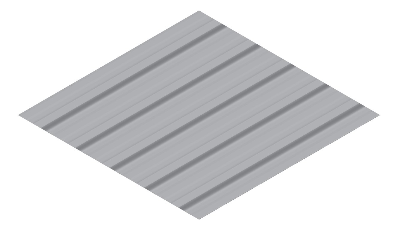3D Presentation Image of Metal SheetCladding Lysaght TrimDek NT Astro