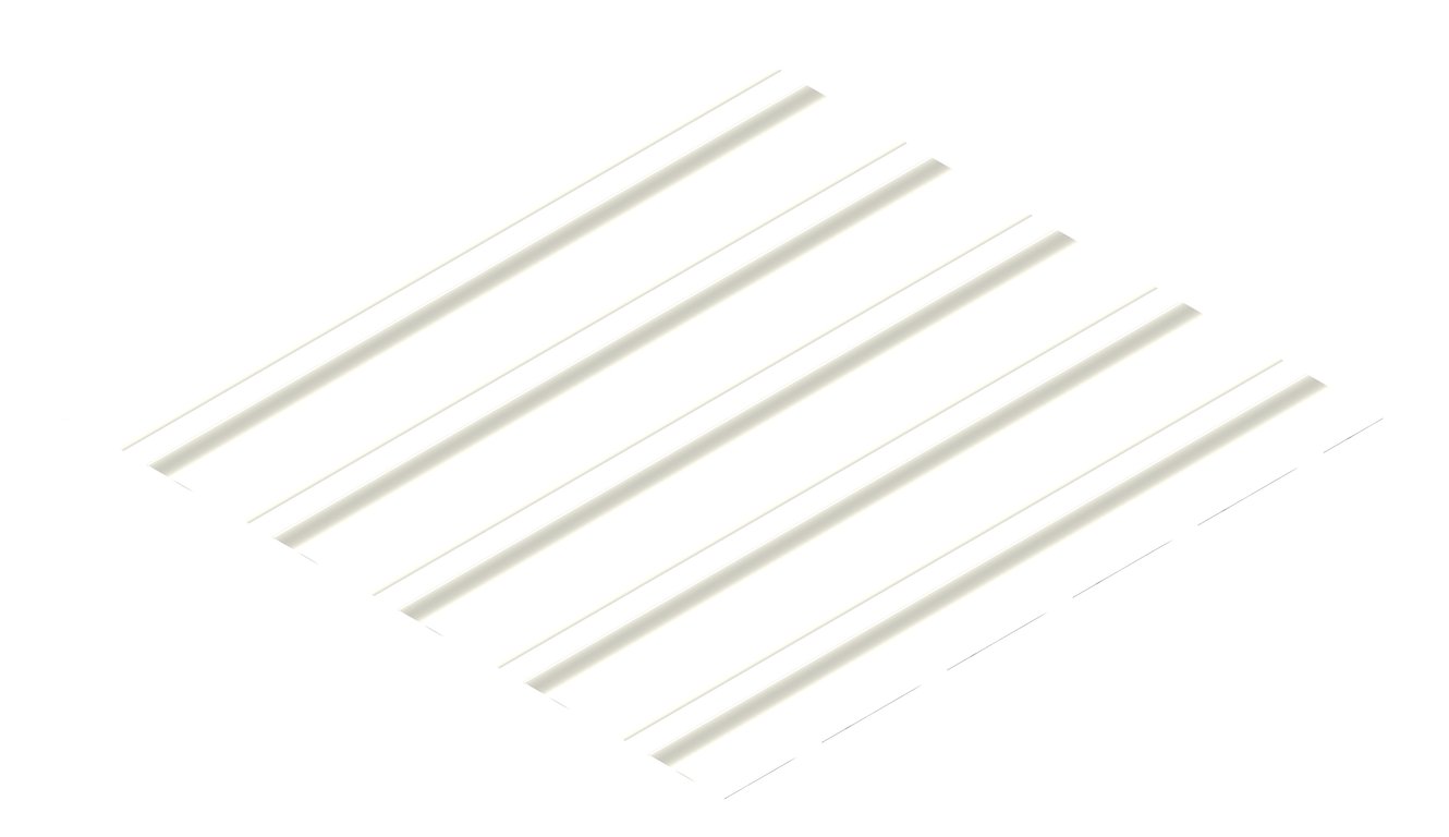 3D Presentation Image of Metal SheetCladding Lysaght TrimDek NT SurfmistMatt