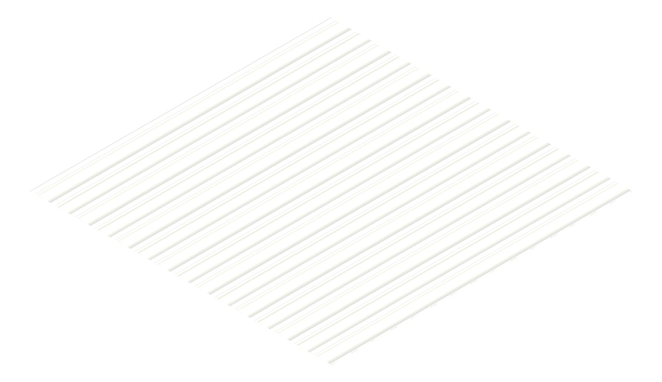 3D Presentation Image of Metal SheetCladding Lysaght Weatherline DoverWhite