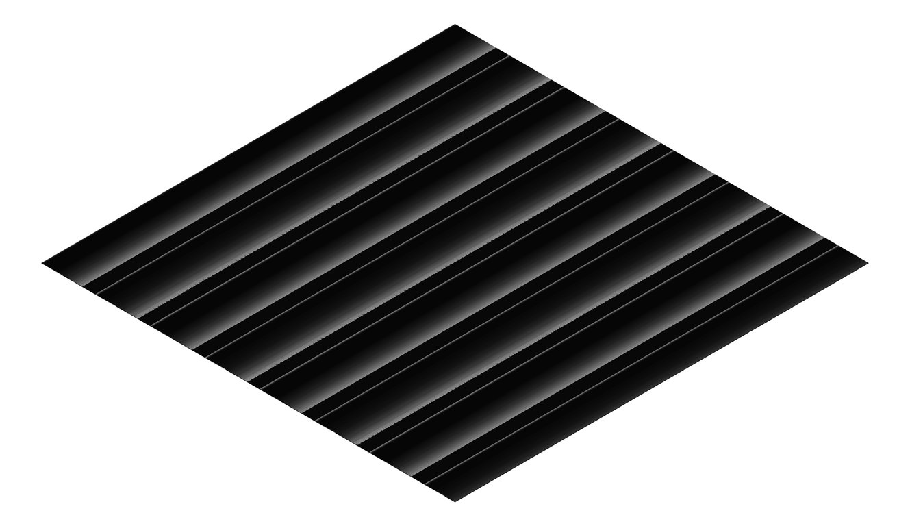 3D Presentation Image of Metal SheetCladding Lysaght Weatherline NightSky