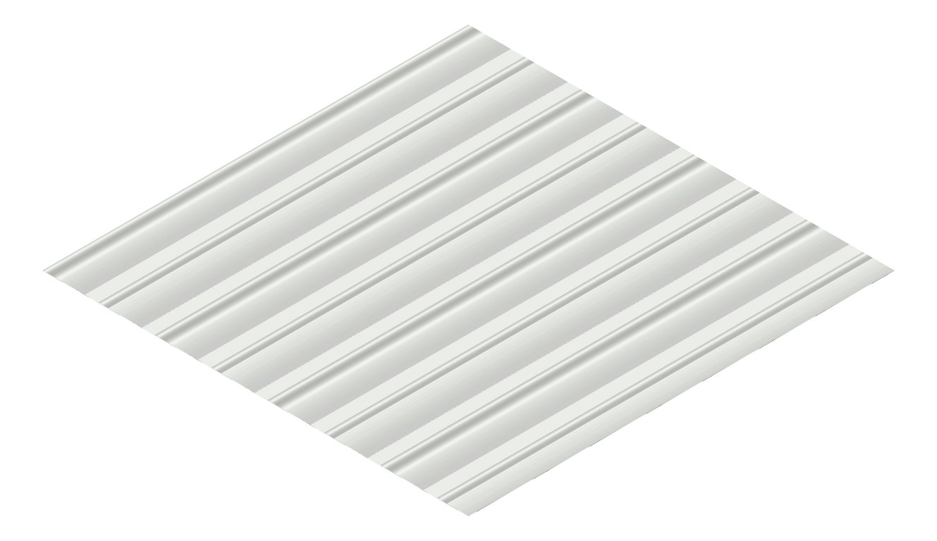 3D Presentation Image of Metal SheetCladding Lysaght Weatherline ShaleGreyMatt