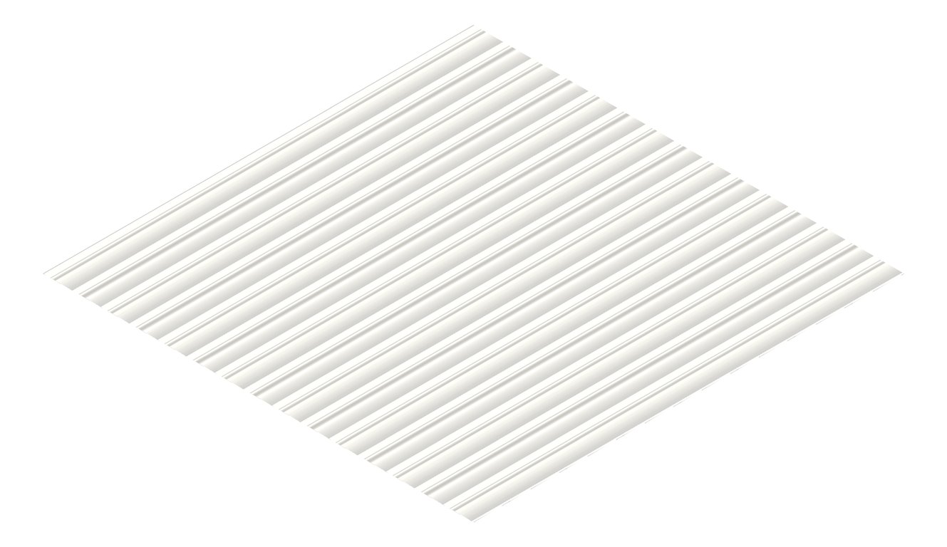 3D Presentation Image of Metal SheetCladding Lysaght Weatherline Southerly