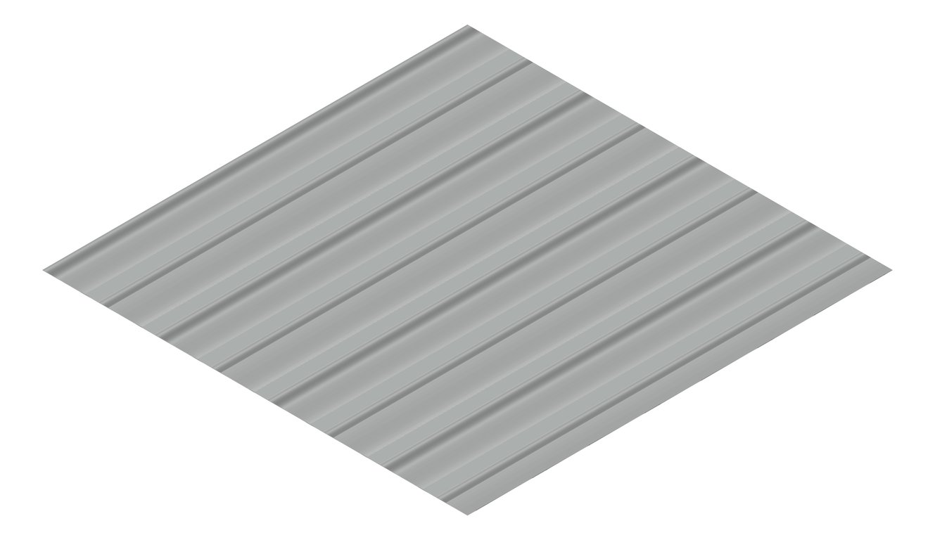 3D Presentation Image of Metal SheetCladding Lysaght Weatherline Windspray