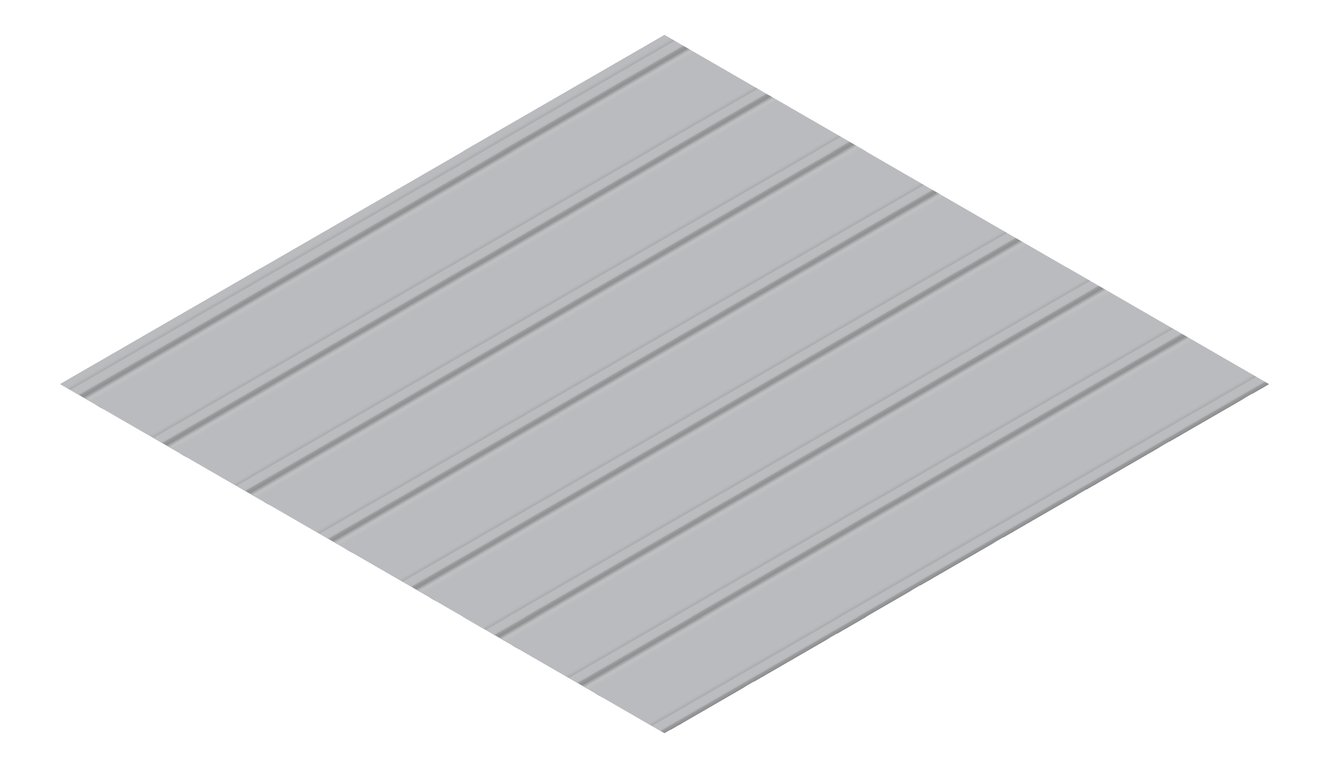 3D Presentation Image of Metal SheetCladding Lysaght Zenith Baroque275 BluegumMatt