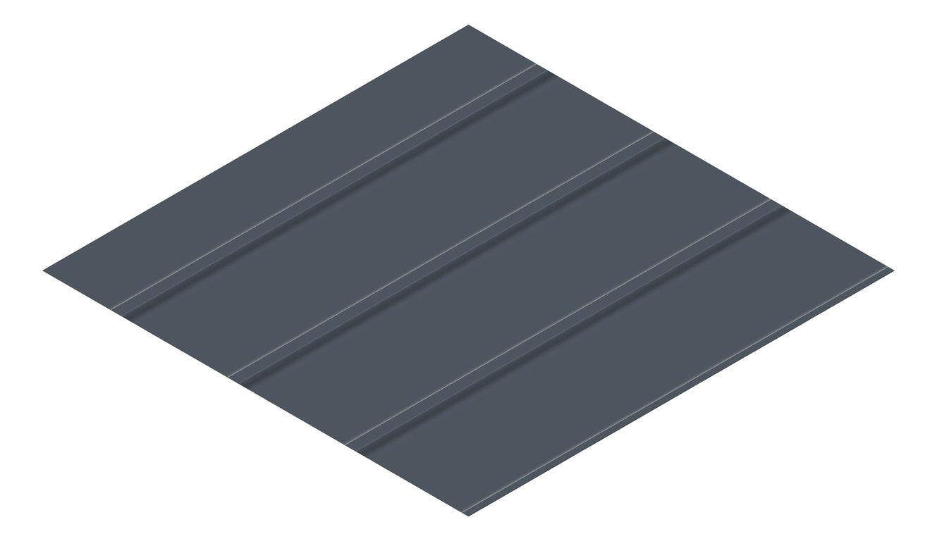 3D Presentation Image of Metal SheetCladding Lysaght Zenith Baroque275 Celestian