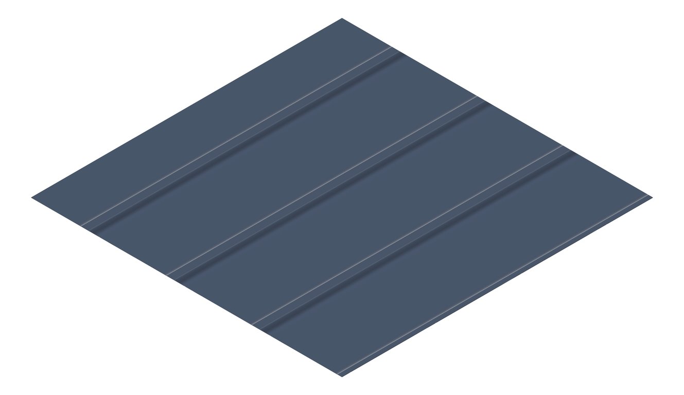3D Presentation Image of Metal SheetCladding Lysaght Zenith Baroque275 DeepOcean
