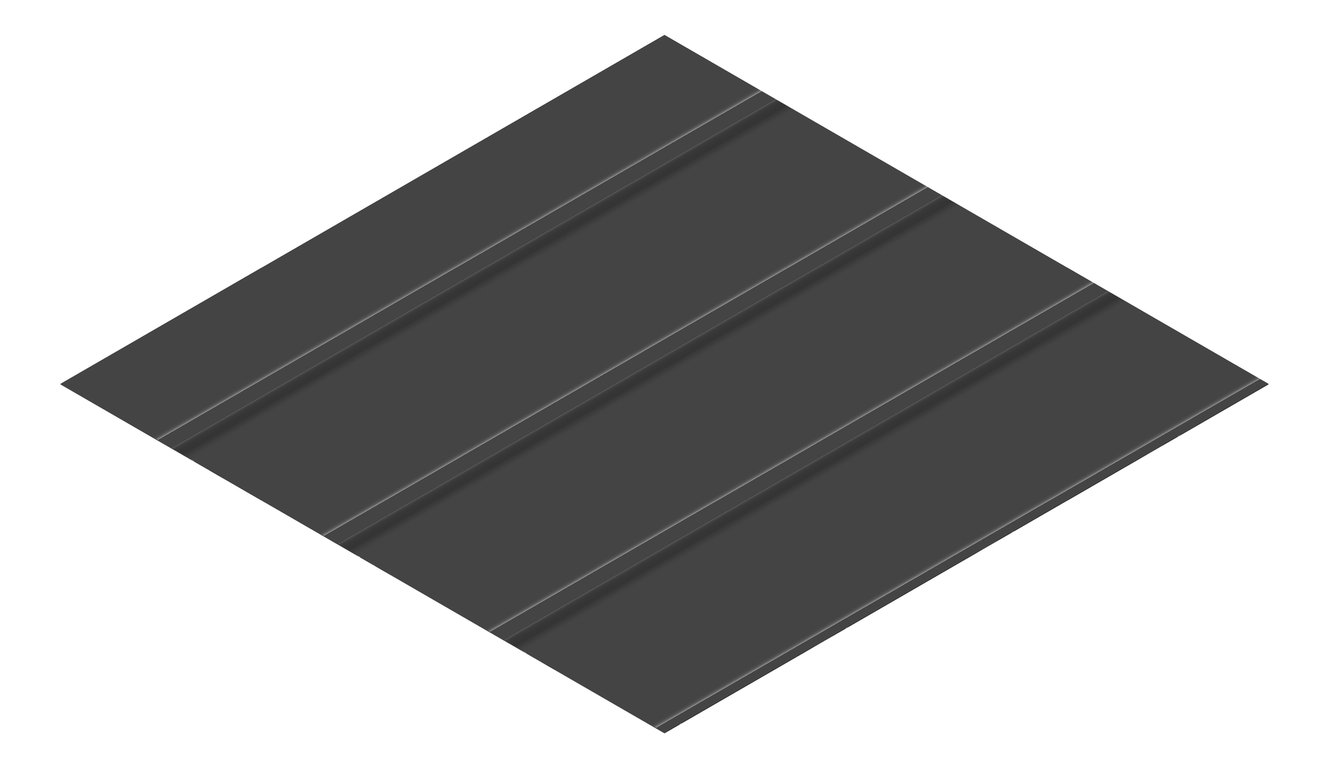 3D Presentation Image of Metal SheetCladding Lysaght Zenith Baroque275 MonumentMatt