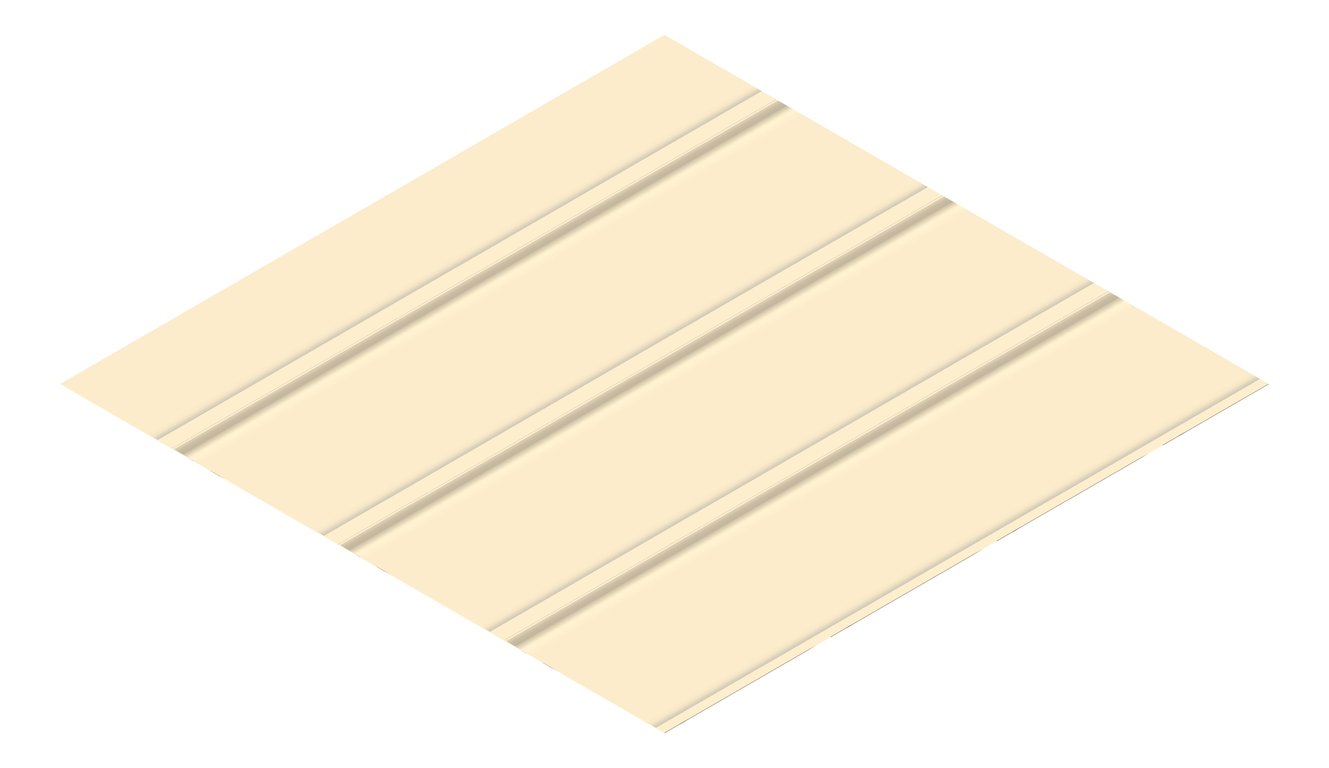 3D Presentation Image of Metal SheetCladding Lysaght Zenith Baroque275 Paperbark