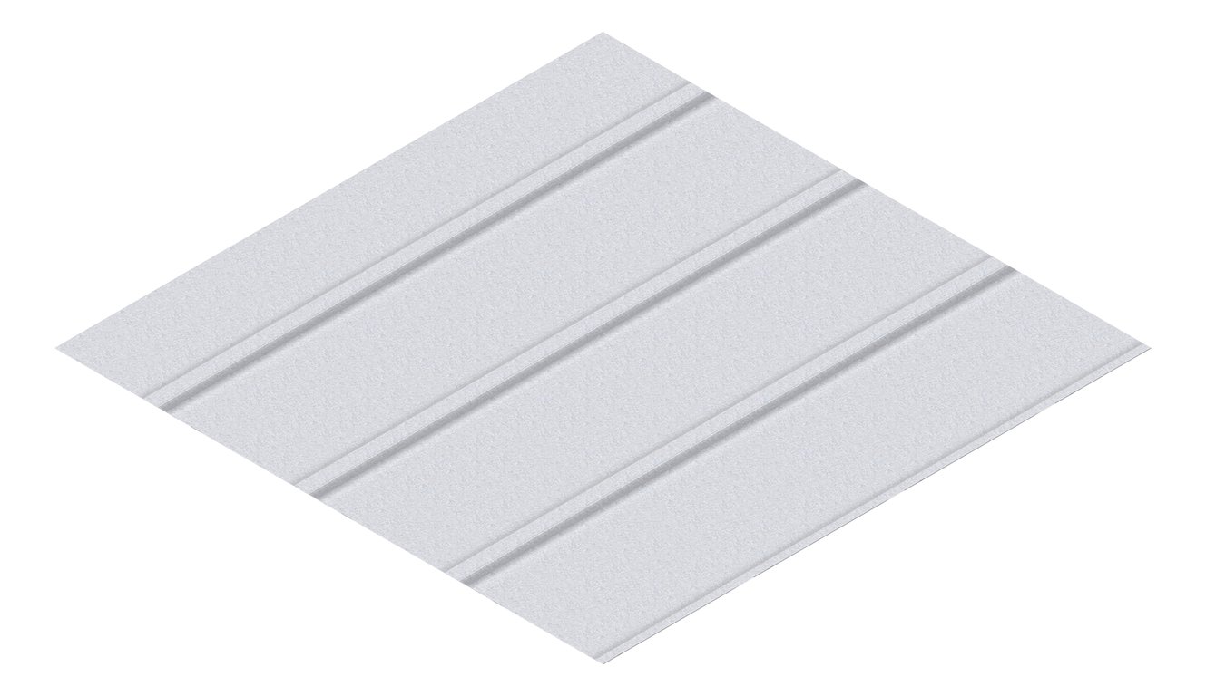 3D Presentation Image of Metal SheetCladding Lysaght Zenith Baroque275 ZincalumeSteel